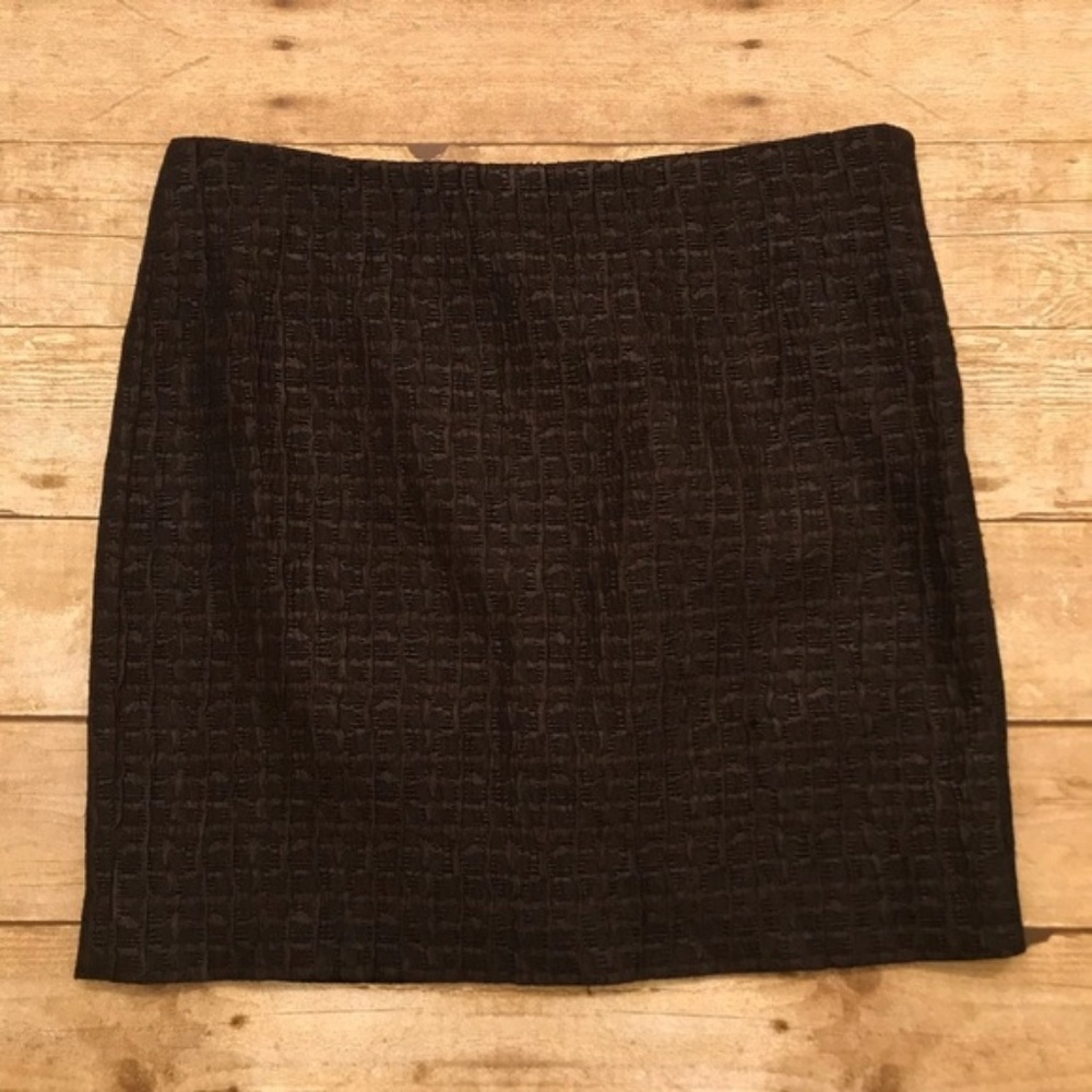 Kenneth Cole New York Brown Mini Skirt 4 Petite